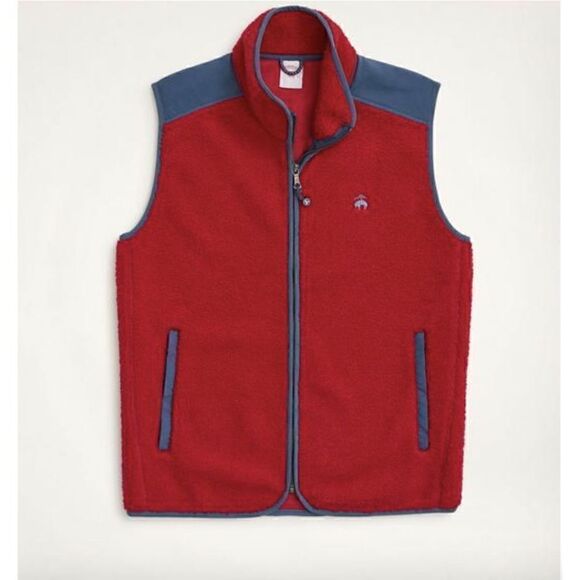 Ebay Brooks Brothers Red Fleece Vest $148 Brooks Brothers Jacket